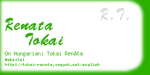 renata tokai business card