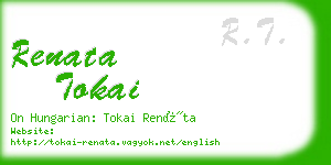 renata tokai business card